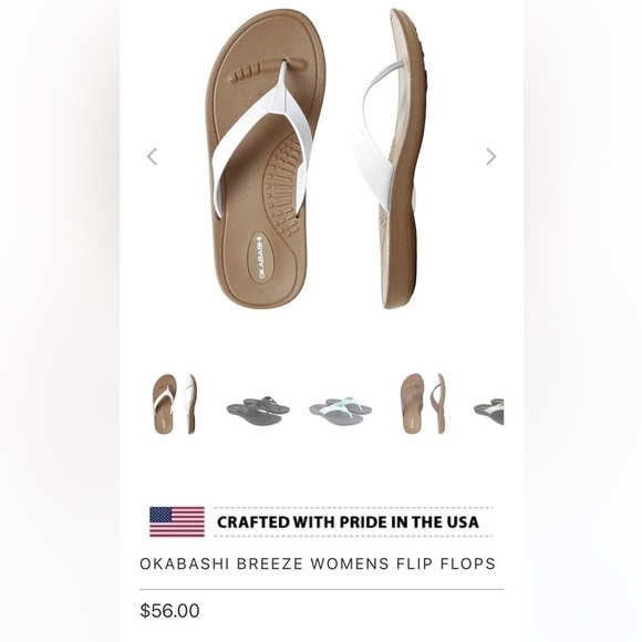 🆕 OKABASHI BREEZE WOMENS FLIP FLOPS 11-12 XL - Picture 2 of 7